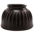Ribbed Black Rubber Bell Boots